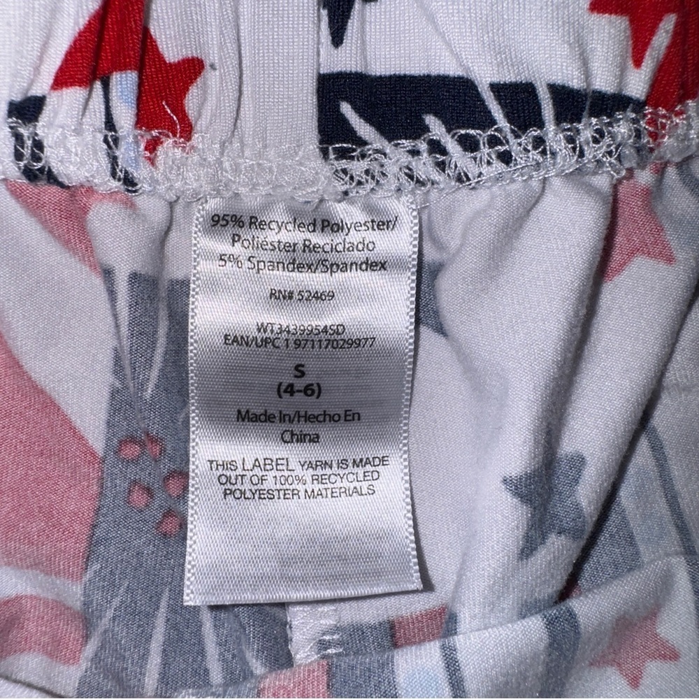 Patriotic Stars and Stripes short set Size Small - Picture 2 of 8